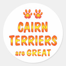 Cairn Terriers are Great Sticker