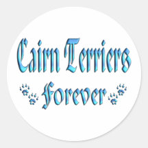 Cairn Terriers Forever Stickers