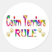 Cairn Terriers Rule Sticker