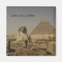 Cairo, Giza, The Sphinx (St.K.) Fridge Magnets