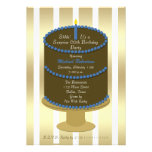 Cake 60th Surprise Birthday Party Invitation