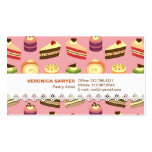 Cake Buffet (Pink) w/ Lace Business Card