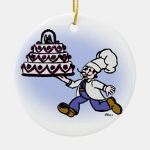 Cake Chef Ornaments