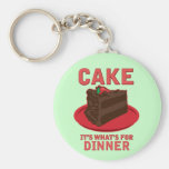 Cake, It's What's For DInner Key Chains