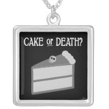 Cake or Death? Personalised Necklace