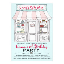 Cake Party Invitation