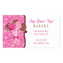 Cake Pops Bakery : Business Card