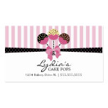Cake Pops Bakery Business Cards