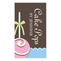 Cake Pops Business Cards