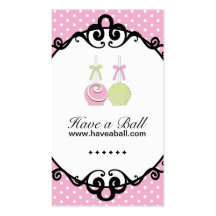 Cake Pops Business Cards