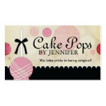 Cake Pops Business Cards