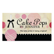 Cake Pops Business Cards