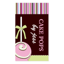 Cake Pops Business Cards