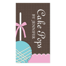 Cake Pops Business Cards