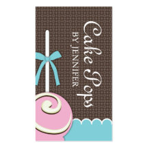 Cake Pops Business Cards
