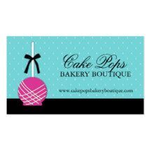 Cake Pops Business Cards