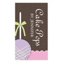 Cake Pops Business Cards