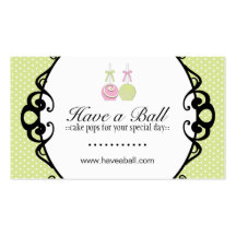 Cake Pops Business Cards