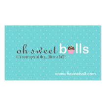Cake Pops Business Cards