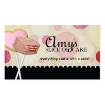 Cake Pops Business Cards