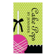 Cake Pops Business Cards