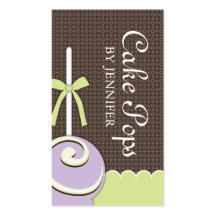 Cake Pops Business Cards