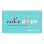 Cake Pops Business Cards