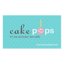 Cake Pops Business Cards