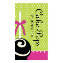 Cake Pops Business Cards