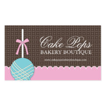 Cake Pops Business Cards