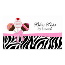 Cake Pops Business Cards