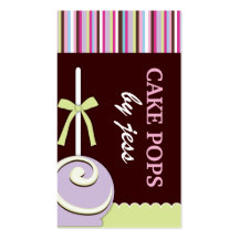 Cake Pops Business Cards
