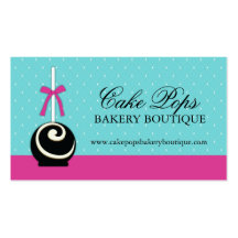 Cake Pops Business Cards