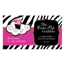 Cake Pops Business Cards - Custom