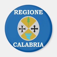 Calabria, Italy flag Fridge Magnet