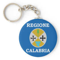 Calabria, Italy flag keychains