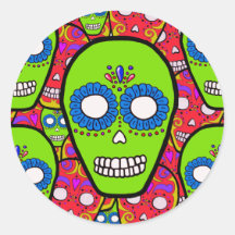 Calaveras Sugar Skulls Stickers