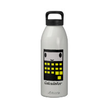 Calculator Drinking Bottle