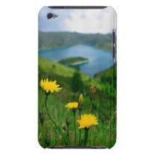 Caldera lake in Azores islands iPod Case-Mate Case
