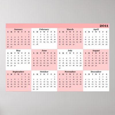 Print  Calendar 2011 on Calendar 2011 Print   Zazzle Com Au