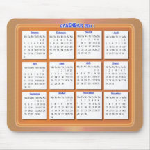 Calendar 2011country style Mousepad