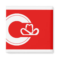 Calgary, Alberta flag magnets