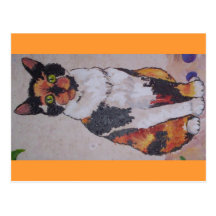 calico cat post cards