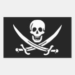 Calico Jack Rectangular Stickers
