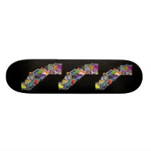 California Black Skateboard