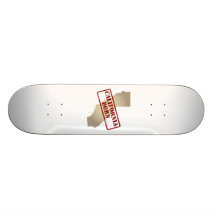 California Born - Stamp on Map Skateboard Deck