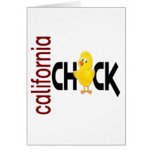 California Chick 1 Greeting Cards