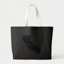 California City California CA Shirt Canvas Bags