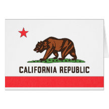CALIFORNIA FLAG CARDS