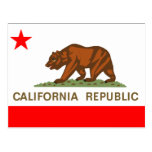 California Flag Post Card